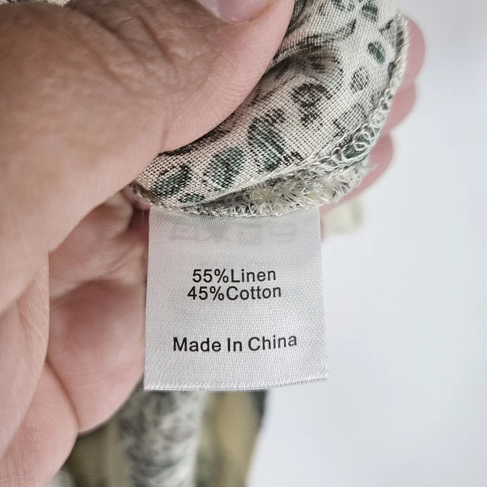 Tuckernuck Jade Terrace Cotton Linen Blend Rollins Maxi Dress - Picture 16 of 16